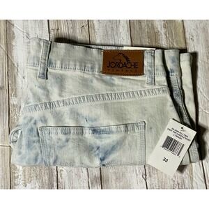 Jordache Vintage Denim Jean Shorts.  Cindy‎ Triple Needle Light Wash Size 33
